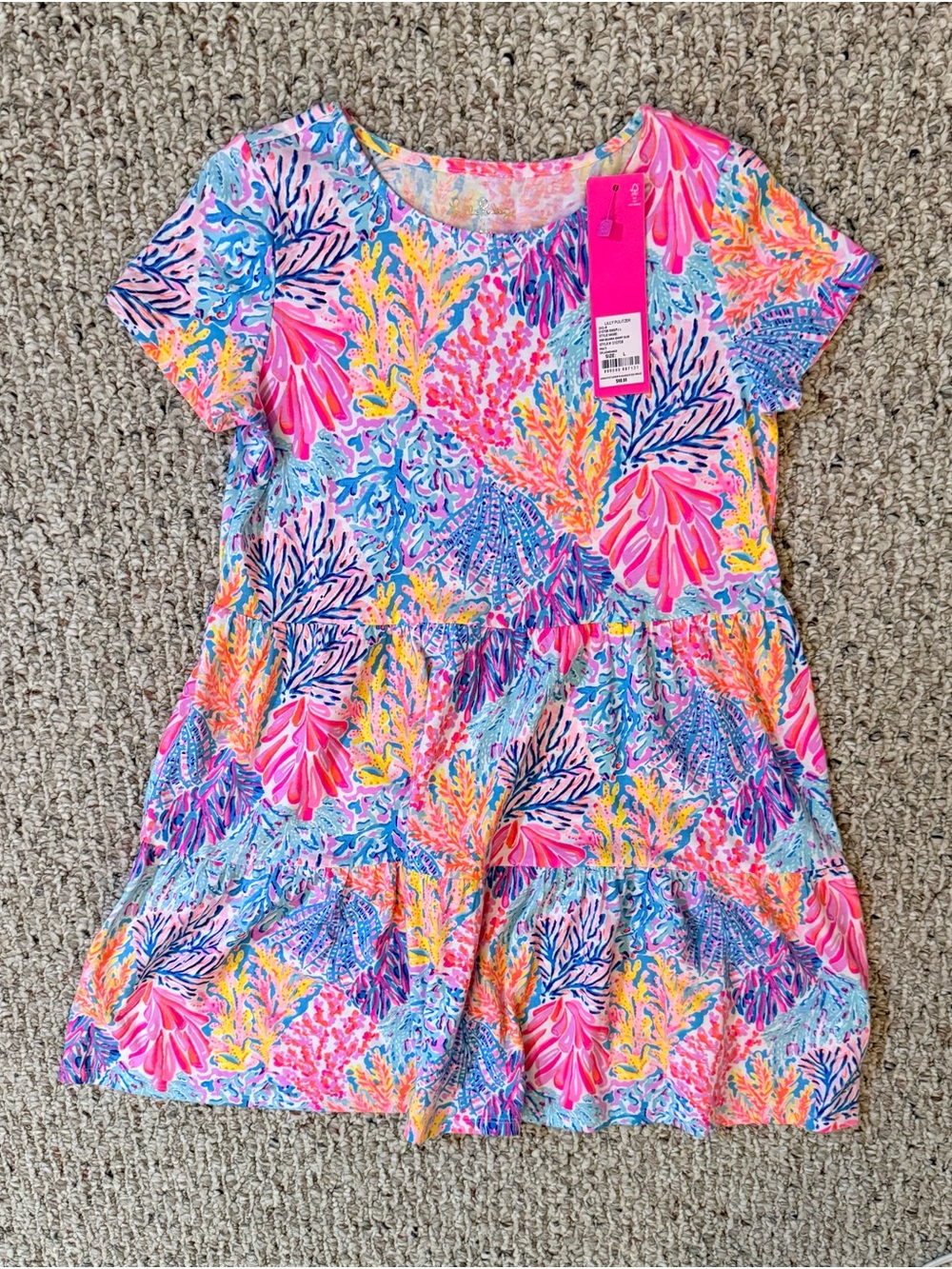NWT Lilly Pulitzer Minnie Genna Dress | Splashdance | Girls Large 10/12